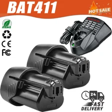 12V 4.8Ah Li-ion Battery For Bosch BAT411 BAT412 BAT414 GSR GDR GSB GWI /CHARGER