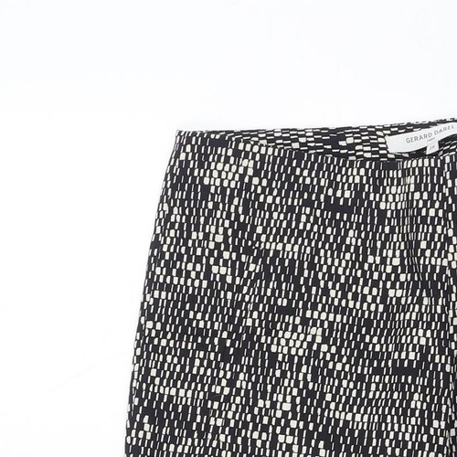 Gerard Darel Womens Black Cotton Blend Carrot Trousers Size W36 L26 - Picture 3 of 12