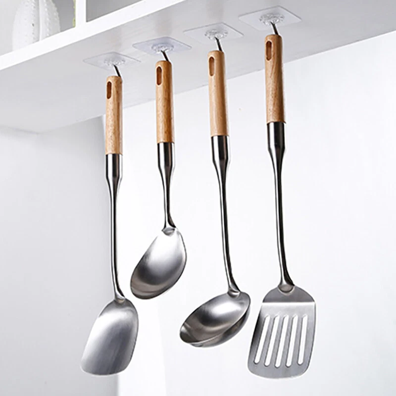 50/100/200 PCS Adhesive Sticky Hooks Heavy Duty Wall Door Seamless Hook Hangers - Image 3 of 4