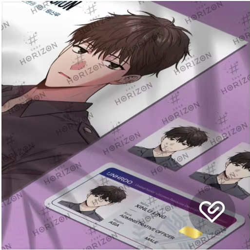 MANHWA BL PASSION UNHRDO ID PHOTOCARD GOODS MD OFFICIAL SEALED SET