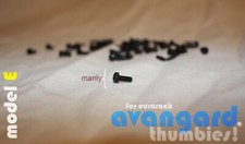 Thumbies Model E6 x30 , For Eurorack Cases By Avantgarde Sound Thumb Screws 