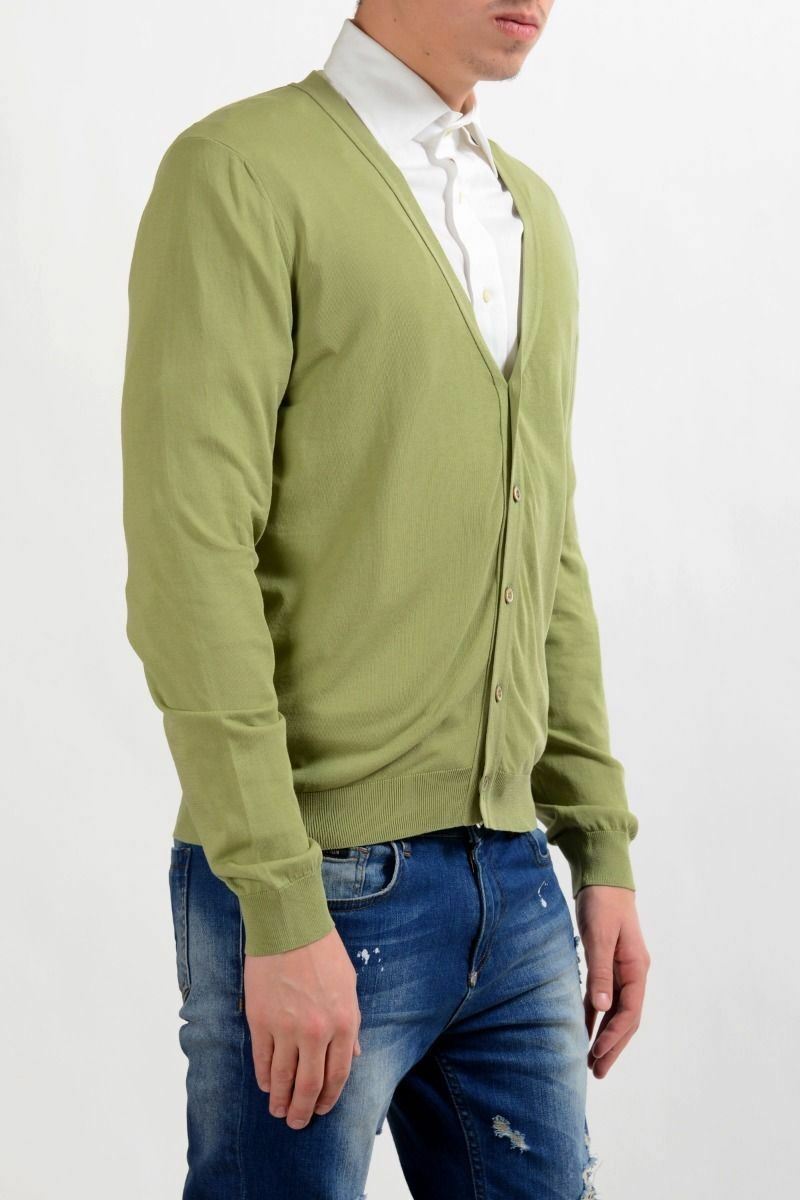 Malo Men's Light Green Cardigan Sweater Size XS M eBay