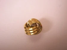 Knot Vintage Gold Tone Tie Tack Lapel Pin z84