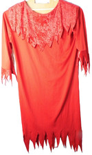 Rubies Costume Dress Standard Red Devil Halloween Dress Up Theater w Wig Sz XL