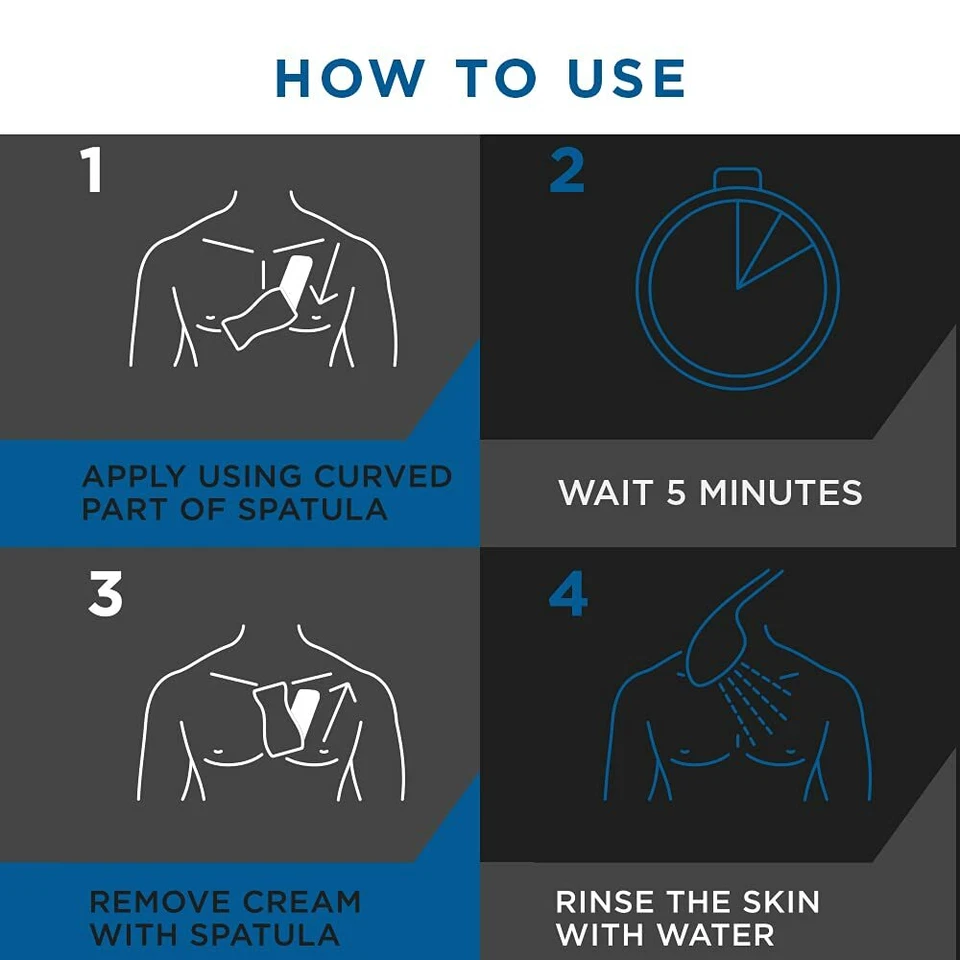 Veet Crema Depilatoria para Hombres, Piel Sensible - 50g Foto 4 de 4