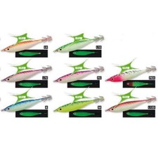 Yo-Zuri Crystal Ultra Cloth Y2 80mm (SS) Glow Squid Jig for Rigging (4 Colours)