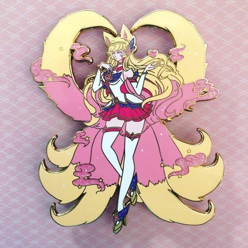 Ahri Senshi Fantasy Pin Lr Anime Sailor Moon Kpop Kda Jumbo Mamobot Ebay