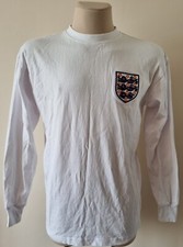 England 1963 - 1965 Home football Score draw long sleeve jersey size Large