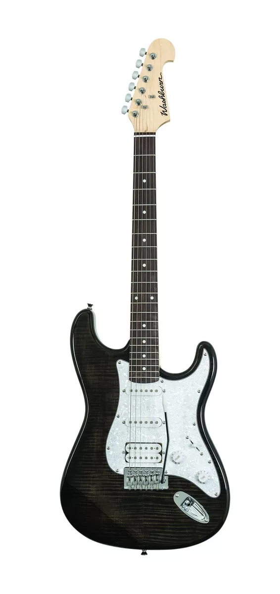 Washburn Sonamaster Deluxe Electric Guitar Transparent Black SDFTB U