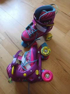Disko Roller Kinder Rollschuhe Größe 32 35 Quad Skate