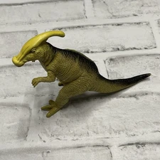 Dolgen Parasaurolophus Dinosaur 4" Toy Figure VGC Very Good Condition