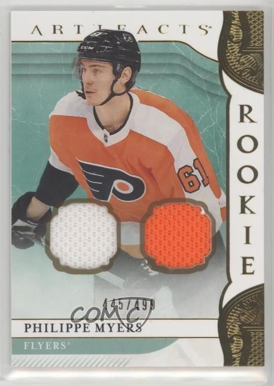 2019 Artifacts Rookies Gold Material 445/499 Philippe Myers #163 Rookie RC 2o7