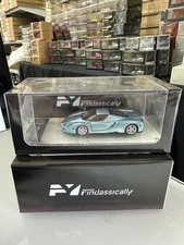FERRARI ENZO ICE BLUE 1/64 DIECAST CAR BY FINDCLASSICALLY FY 300 MADE