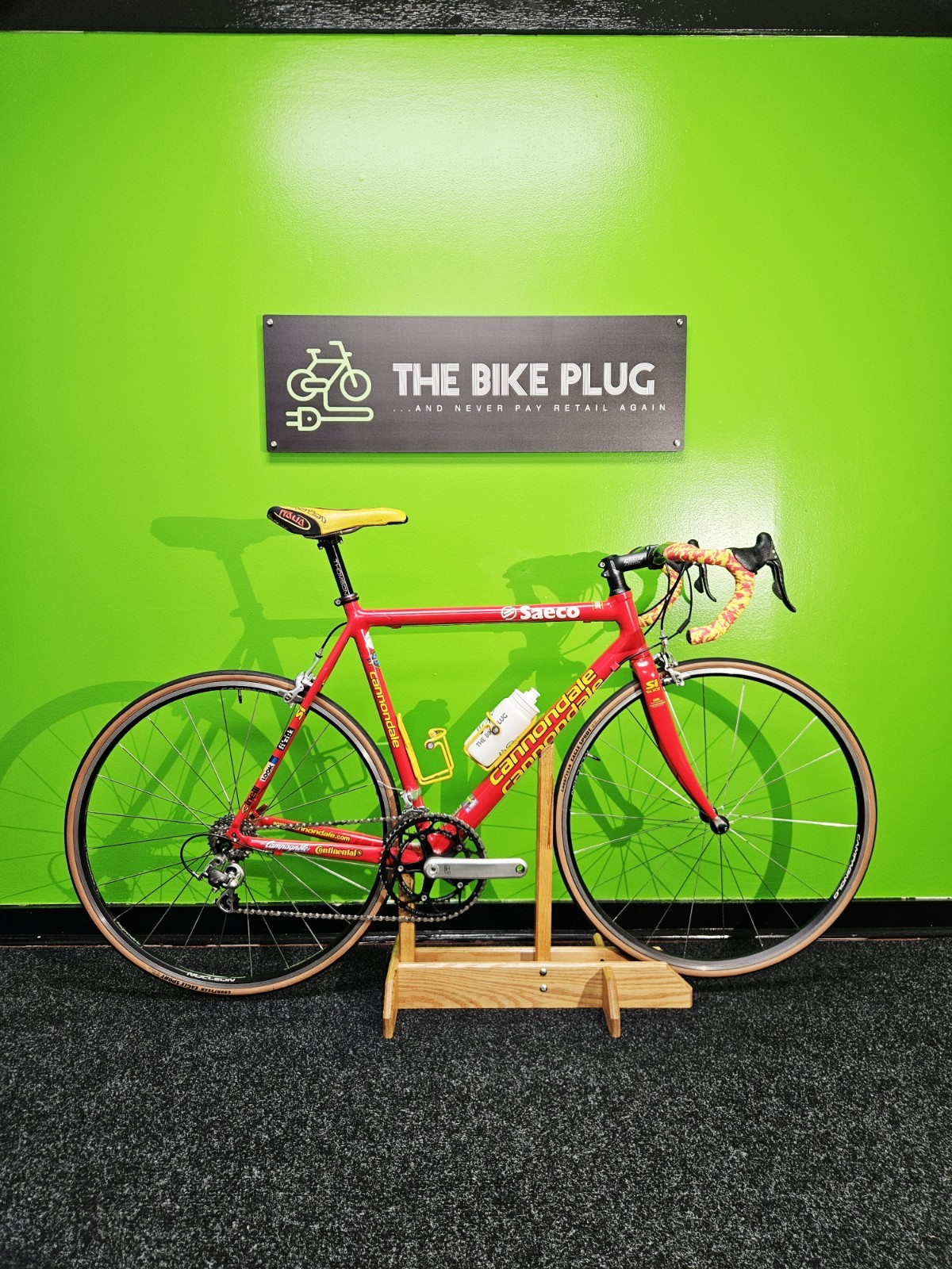2000 Cannondale Team Saeco CAAD 6 Campagnolo Record 10x2 Size 54cm
