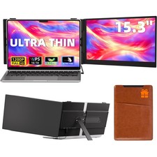 Laptop Screen Extender Monitor, 15.3 16:10 IPS 100 sRGB Portable Travel Monitor
