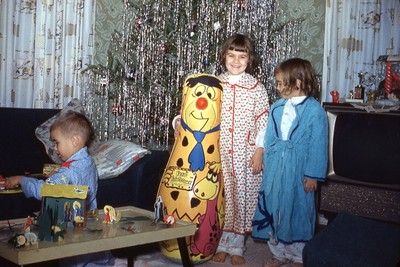 1950 Christmas Marx Super Duper Goofer Gun Vintage Photo Slide