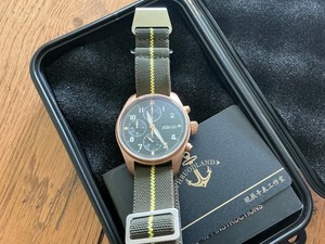 Hruodland レトロ パイロットウォッチ F032 試着のみ美品 Hruodland