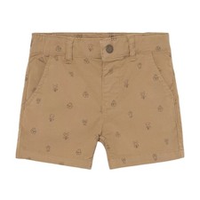 Mayoral Boys Short Bermuda Shorts Brown Print 68