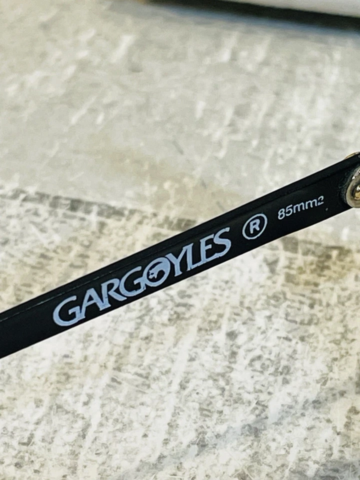 Vintage Gargoyles USA Sunglasses Black Terminator 85mm Dale Earnhardt 80s W/ Box - Image 4 of 4