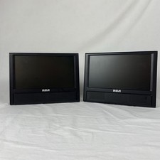 RCA Double Play DRC79982 Mobile DVD System Come with Cords  Remote Tested Works