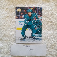 Sam Dickinson 2026 Upper Deck Young Guns NHL Card #479
