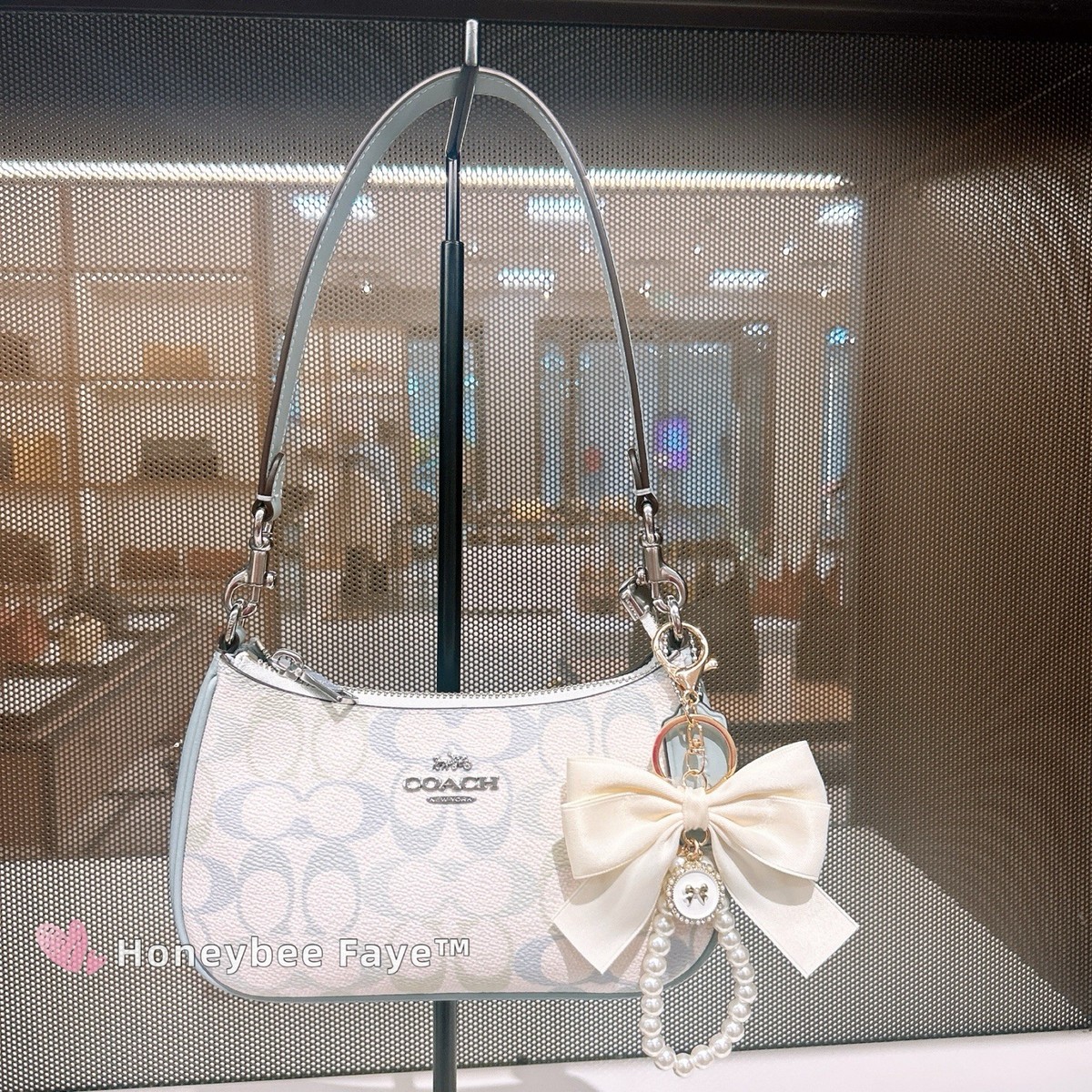 NWT Coach Teri Mini Crossbody Bag In Pretty Signature Canvas CDW52