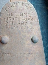 Good Form Deluxe Hanger: Adjustable, Foldable, Metal. Chicago Form Co. Vintage