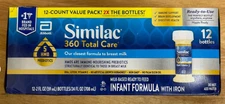 Similac 360 Total Care Infant Formula 5 HMO Prebiotics 2 fl-oz Bottle 12 Pack