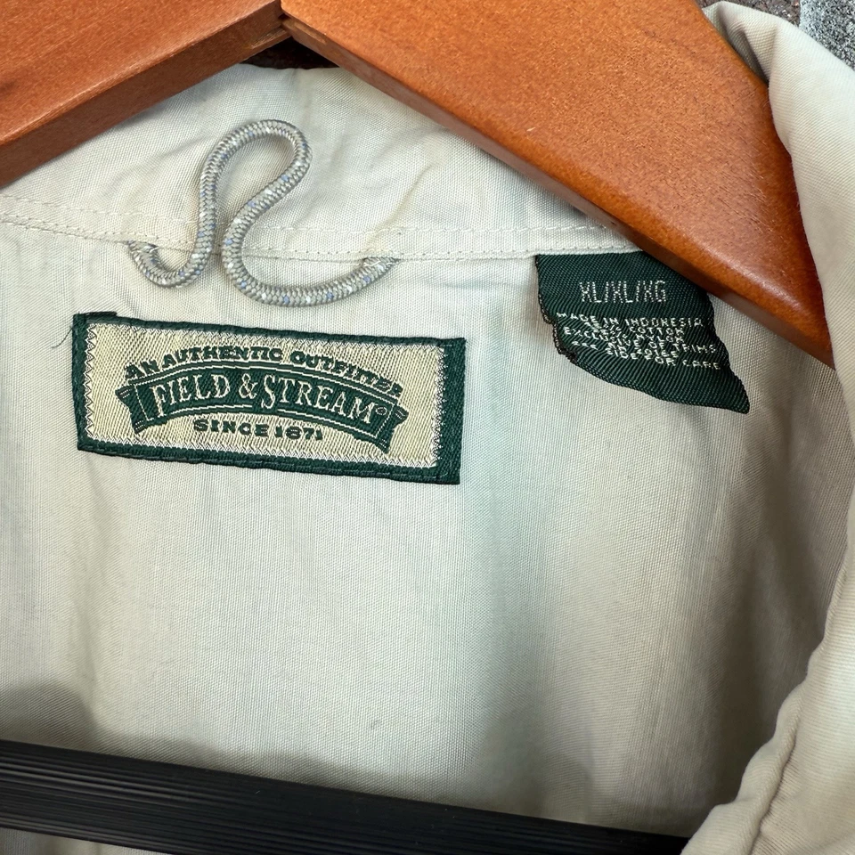 Field & Stream Men’s Fishing Moisture Wicking Polo Shirt Size XL - Image 4 of 4