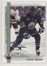 2000-01 ITG Be A Player Memorabilia Emerald All-Star Fantasy 3/10 Mike Grier 1s8