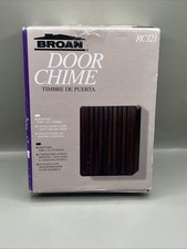 BROAN Nutone Door Chime RC121 Modernist Home Design Wood Grain Bell NOS New VTG