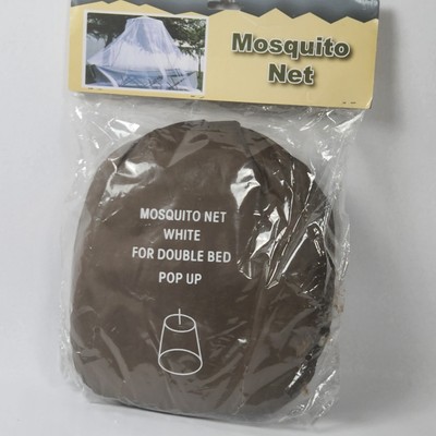 Emergency Zone Canopy Mosquito Net Pop Up For Double Bed NIB