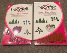 Heartfelt Creations Snowy Pine Village HCD1-7195 Dies HCPC-3837 Stamps