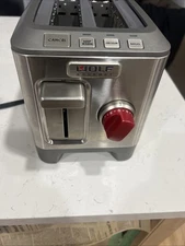 Wolf Gourmet 2-Slice Extra-Wide Slot Toaster Red Knob (WGTR152S)
