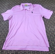 Polo By Ralph Lauren Shirt Men's 2XL Pink Short Sleeve with Stitched Logo 
