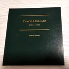 Peace Silver Dollars Complete Set 1921 -1935 24 Coins In littleton Album