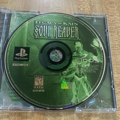 Jeu PS1 Legacy Of Kain: Soul Reaver – PAL Complet Black Label – Bon état