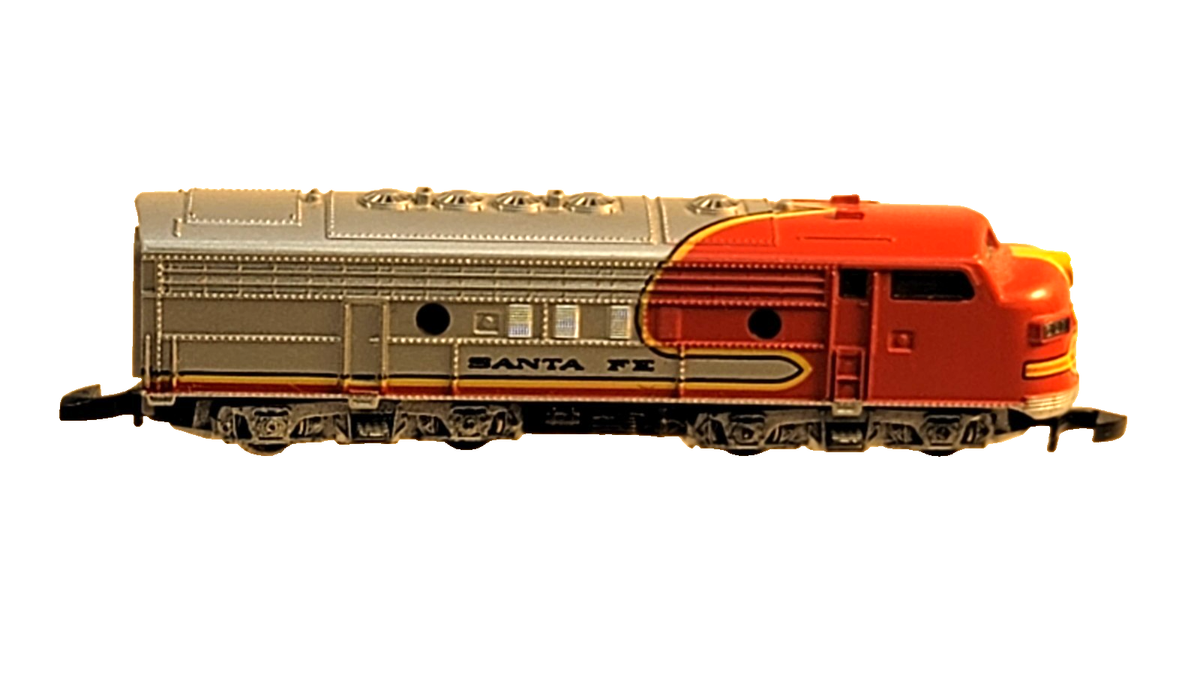 Locomotive Marklin Mini Club 8860 - EMD F7A Santa Fe - Échelle Z 1:220 - Occasion