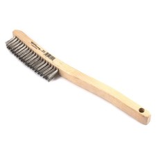Forney 70521 Steel Wood Handle Scratch Brush 0.013 Wire x 13-3/4 L in.
