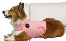 MCHY Dog Anxiety Vest Anxiety Relief Dog Calming Coat, Pink, L