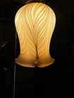 Todd Phillips Hand Blown Studio Art Glass Pulled Feather Iridescent Lamp Shade 5 — photo 1