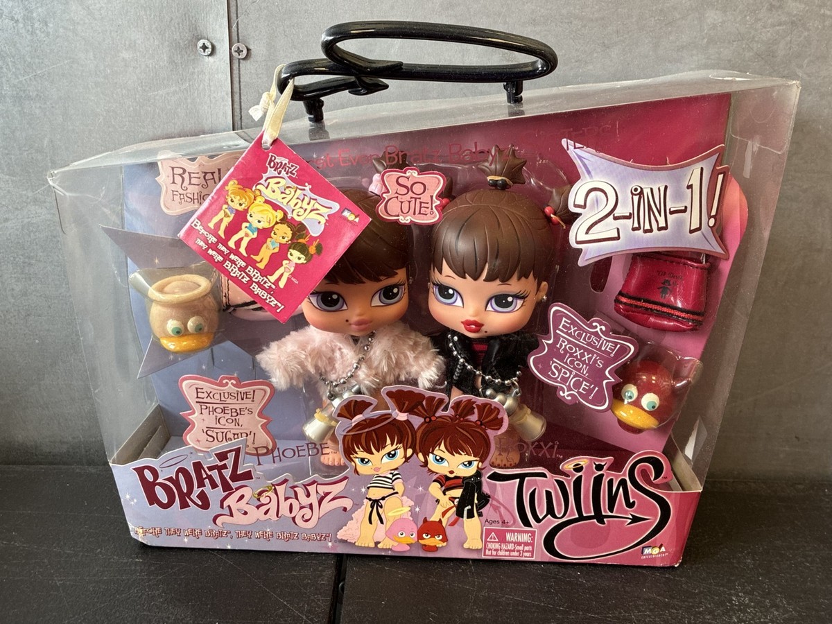 NEW! Baby Bratz Twins Phoebe & Roxxi Sisters HTF First Ever Bratz