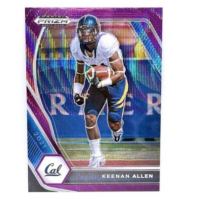 Keenan Allen 2021 Panini Prizm Draft Picks Purple Wave Prizm #42 Cal