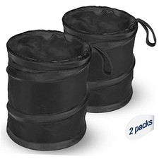 Car Trash Can, 2 Packs Mini Collapsible Pop-up Car Garbage Can  Waterproof