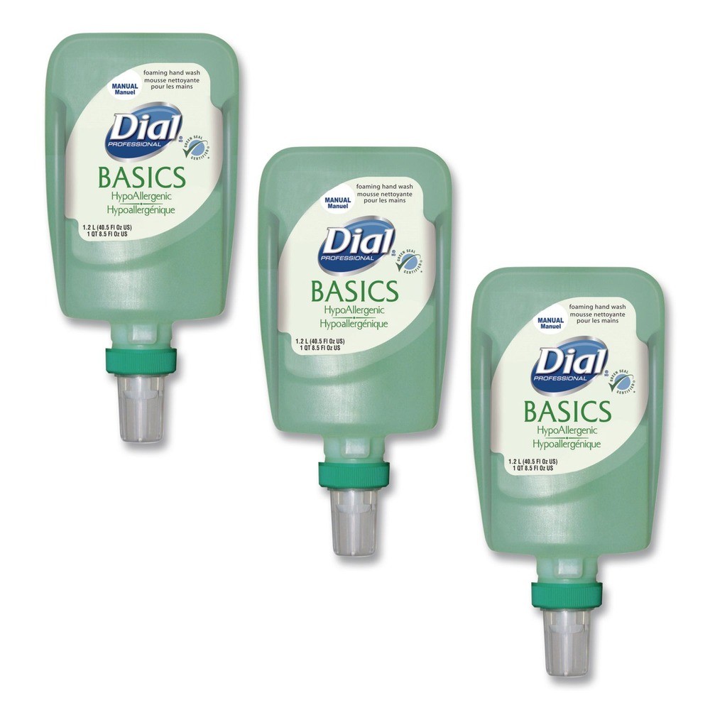 Дозатор для ручной стирки Dial Professional 16714 объемом 1,2 л с ароматом жимолости (3 шт)