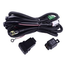 LED Fog Light Wiring Harness Switch Relay Kit Fit For Toyota Highlander Tacoma