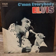 Elvis Presley C'mon Everybody LP Vinyl 12" 33RPM RCA Camden Mono 1970s CAL-2518