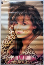 Vintage Paula Abdul Poster 23X35 1980'S