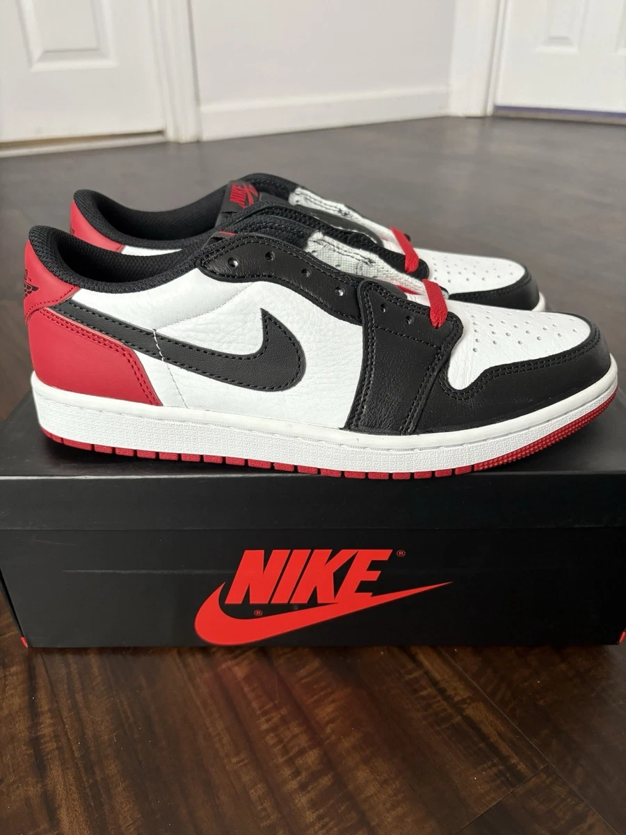 Jordan 1 Retro Low White/Black/Varsity Red for Sale | Authenticity