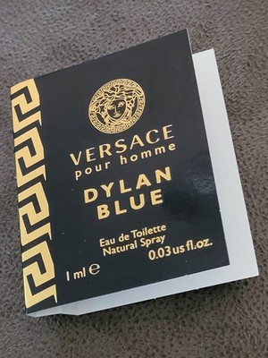 Versace Pour Homme Dylan Blue Eau De Toilette Spray Sample 1ml 0.03oz New Men's 
